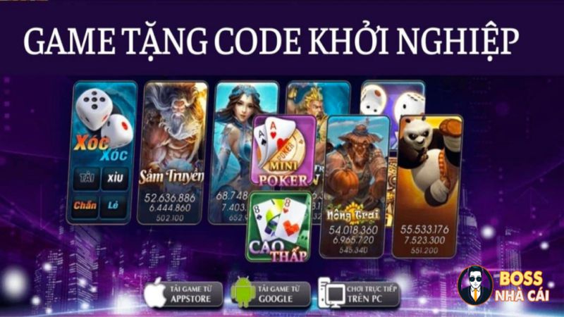 Top game nổ hũ tặng tiền khởi nghiệp dành riêng Code tân thủ 2024