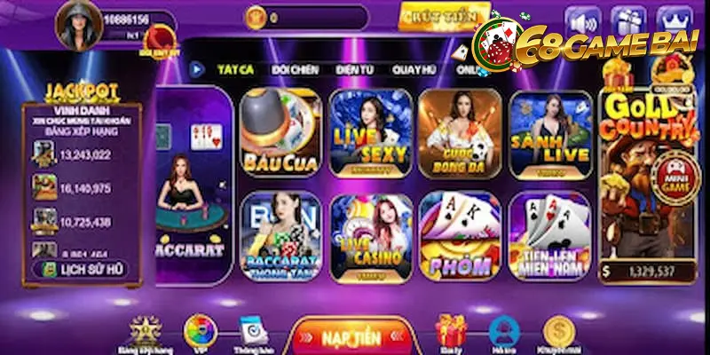 Ưu điểm 68 game bài giúp cổng game được rất nhiều người yêu thích